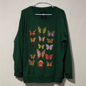 Torrid - Smokey Bear Fleece Sweatshirt Butterfly - 2X